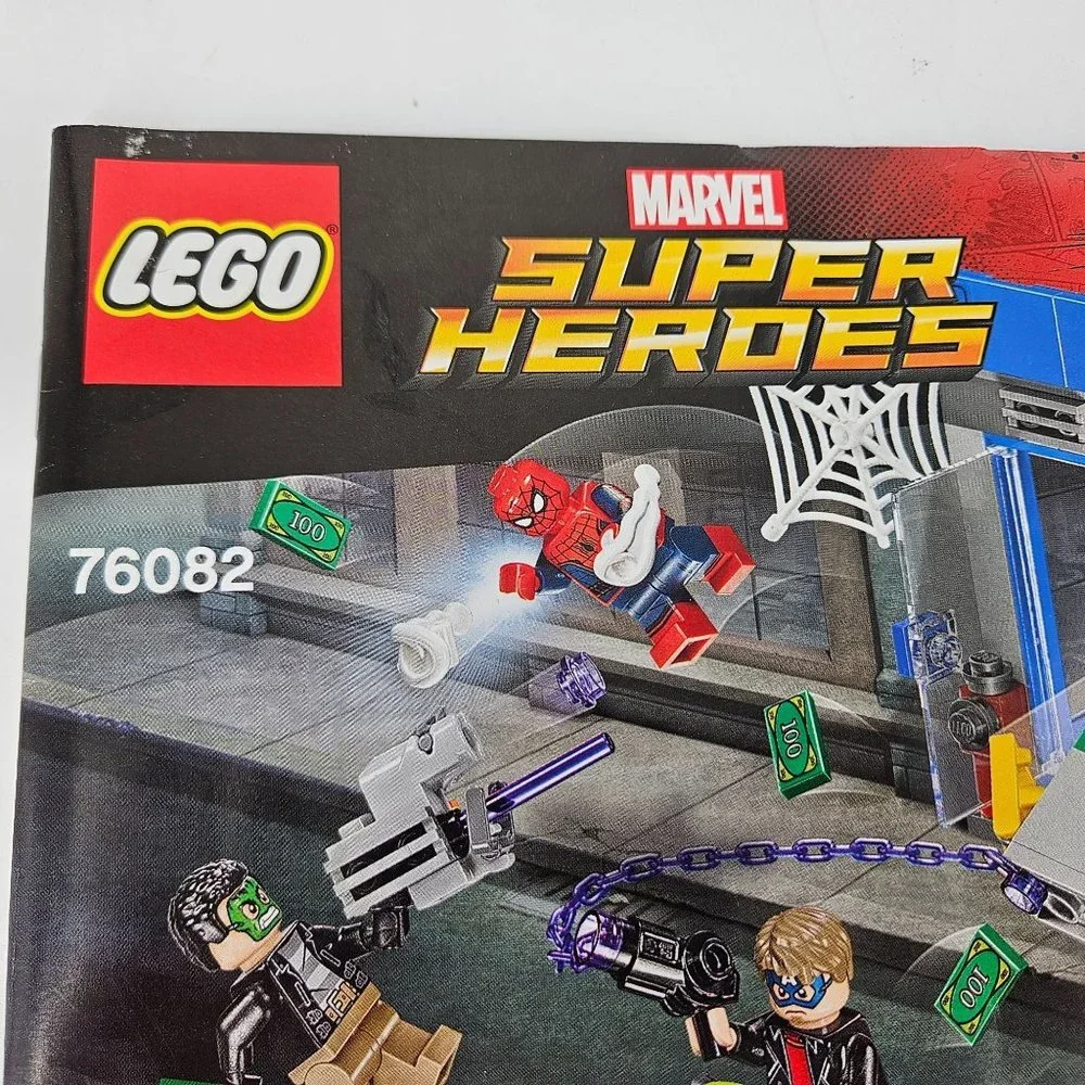 Lego Spider Man Marvel Comics 76082 Manual Instruction Book ONLY No Bricks Figs